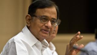 Mr Chidambaram served as finance minister until 2014