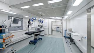 Temporary cataract surgery unit