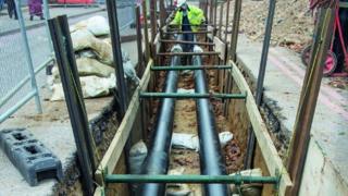 Oxford hospital pipework