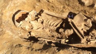 Skeleton in York