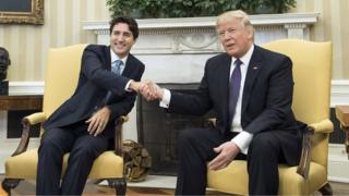 Trump, Trudeau buluşması