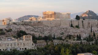 Acrópole em Atenas