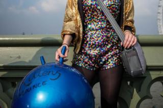 Sparkly top on