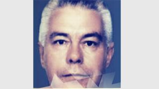 Luiz Carlos da Rocha with white hair in a handout photo from police