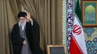 رهبر ایران در مشهد