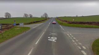 A6 heading towards Carnforth