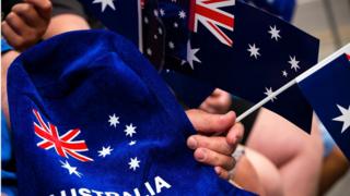 Australian flags