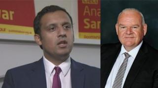 Anas Sarwar and Davie McLachlan