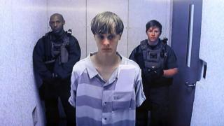 Dylann Roof in jail