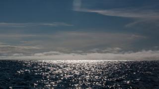 Вид со стороны Аляски на Чукотское море