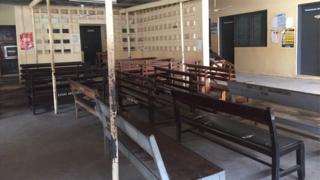 Empty benches