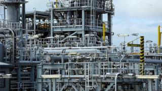 Shetland gas plant