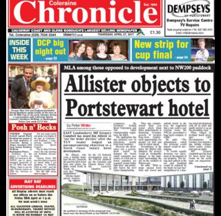 Chronicle front page