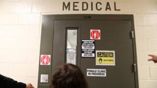 Medical area in Adelanto immigration detention center, which is run by the Geo Group Inc (GEO.N), in Adelanto, California, U.S., April 13, 2017
