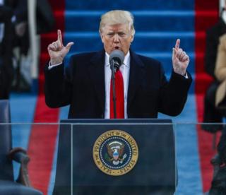 Trump ashikiriza ijambo ry'ukwimikwa