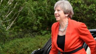 Theresa May in Wales