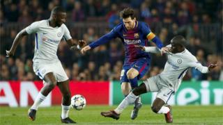 Messi na ndị Chelsea