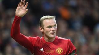 Wayne Rooney, lors d'un match contre Everton le 3 août 2016 à Manchester