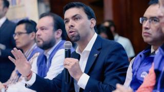 Juan Pablo Bozo en conferencia de prensa
