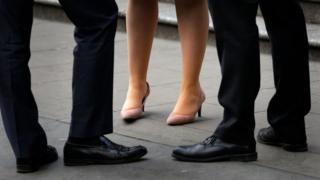 Men and women's legs