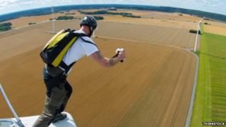 Base jumping