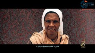 Gloria Cecilia Narváez en el video recién difundido por Al Qaeda.