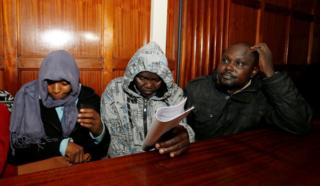 Suspects in court