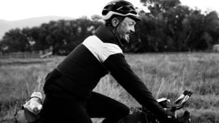 Mike hall on a bike