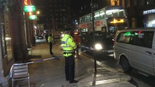 police at scene
