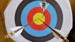 Arrows on target
