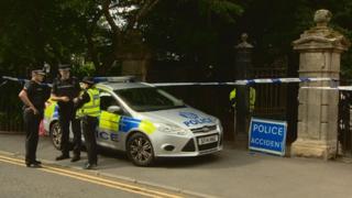 Police at scene
