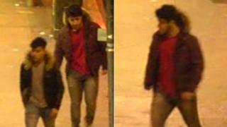 CCTV images of men being sought