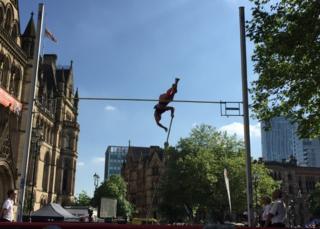 Pole vaulting