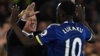 Romelu Lukaku da kociyan Everton Ronald Koeman