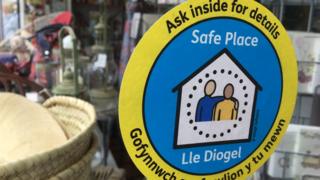 Safe places sticker