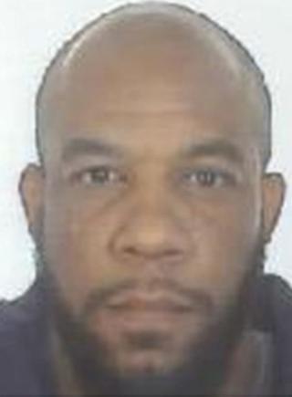 卡里德·馬蘇德(Khalid Masood)的駕照照片。