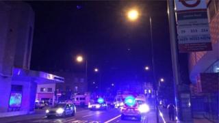 Eneo tukio lilipotokea kaskazini mwa London