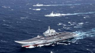 中国海军发布公布的辽宁号资料照片