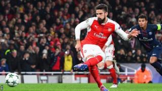 Timu ya Arsenal watoka sare na PSG
