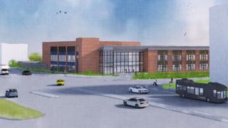 Artist's impression of the new hospital
