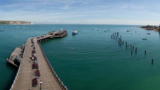 Swanage pier