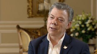 Juan Manuel Santos, presidente de Colombia