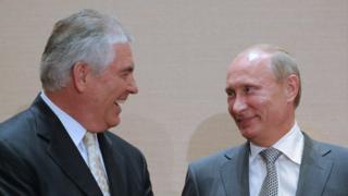 Рекс Тиллерсон, Владимир Путин