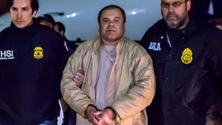 Joaquin Guzman Loera, known as El Chapo, arrives in New York following his extradition from Mexico. 19 Jan 2017
