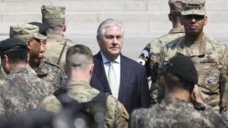 Tillerson ikki Koreyani ajratib turadigan qurolsizlantirilgan hududga safaridan koʻp oʻtmay gapirgan