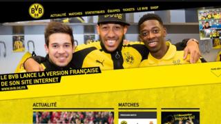 Sur http://www.bvb.de/fr, les fans francophones de Dortmund peuvent retrouver les informations diffusées jusqu'ici en allemand, anglais, espagnol et japonais