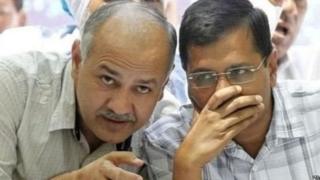 केजरीवाल और मनीष सिसौदिया