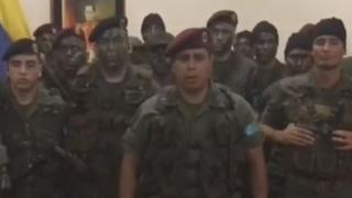Military group in a video 6 August