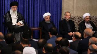 آیت الله خامنه ای و سران سه قوه