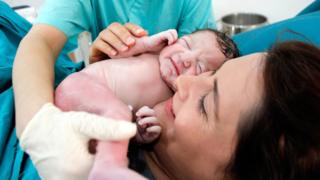 Madre y bebé